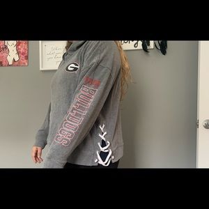 PINK hoodie UGA BULLDOGS